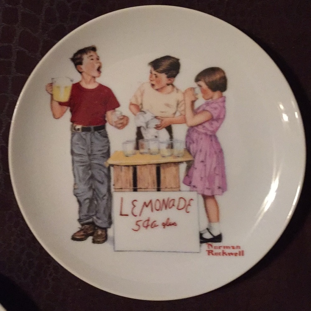 Original Norman Rockwell decorative plates